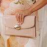 Evening Out Patent Clutch in Natural Image - 1