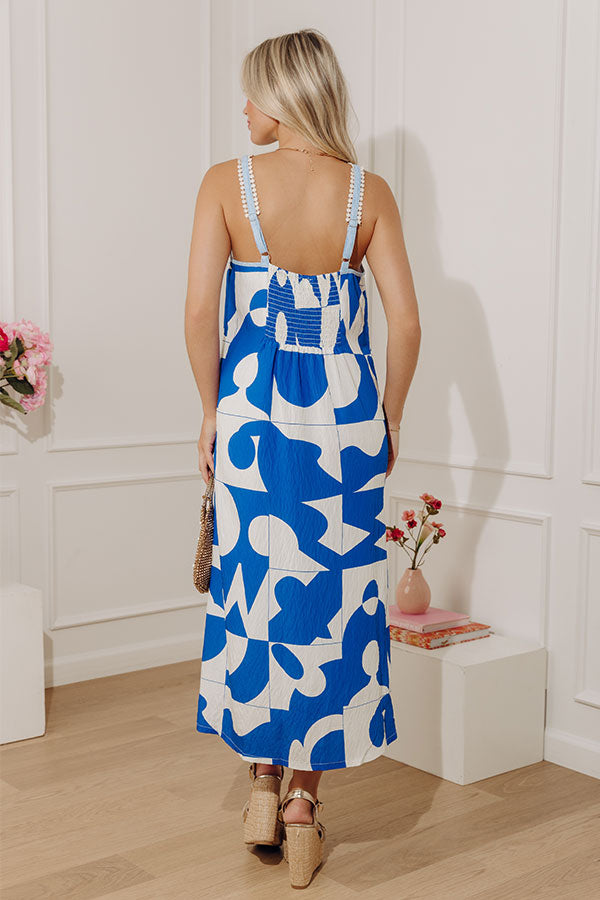 Vacation Mode Midi Dress Image - 5