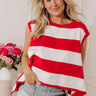 Nautical Season Oversized Stripe Top Image - 1