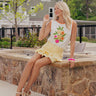 Citrus Chic Knit Embroidered Top Image - 1
