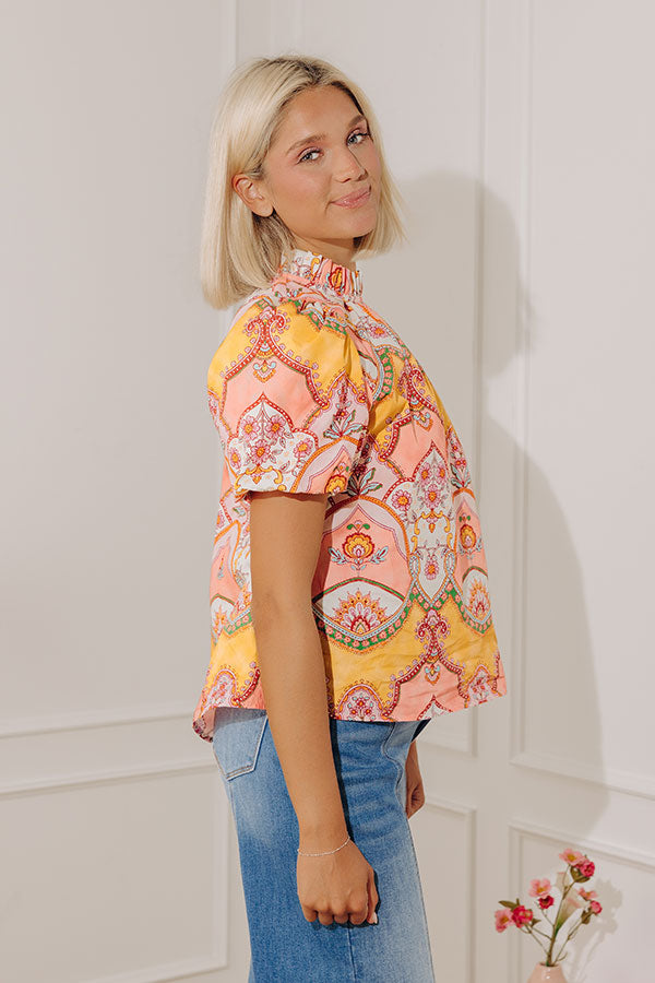 Bohemian Belle Floral Top Image - 3