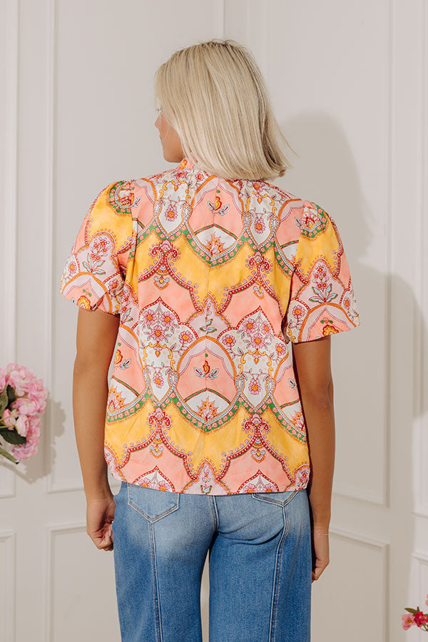 Bohemian Belle Floral Top Image - 4