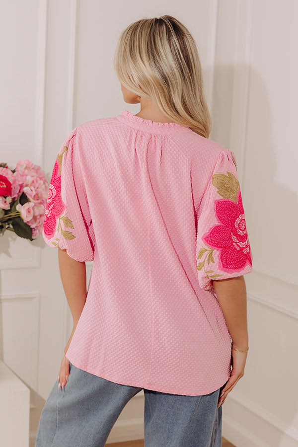Blooming Beauty Embroidered Top Image - 5
