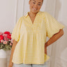 Picnic Charm Gingham Top Curves Image - 1