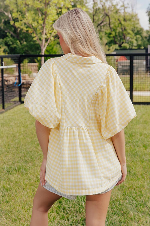 Picnic Charm Gingham Top Image - 3