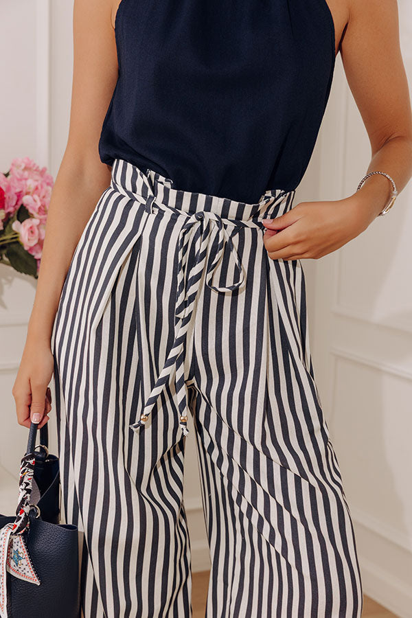 Nantucket Nights Linen-Blend Wide Leg Jumpsuit Image - 2