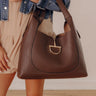 Penthouse Views Faux Leather Large Tote in Chestnut Image - 1
