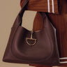 Penthouse Views Faux Leather Large Tote in Chestnut Image - 1