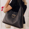 Penthouse Views Faux Leather Large Tote in Black Image - 1