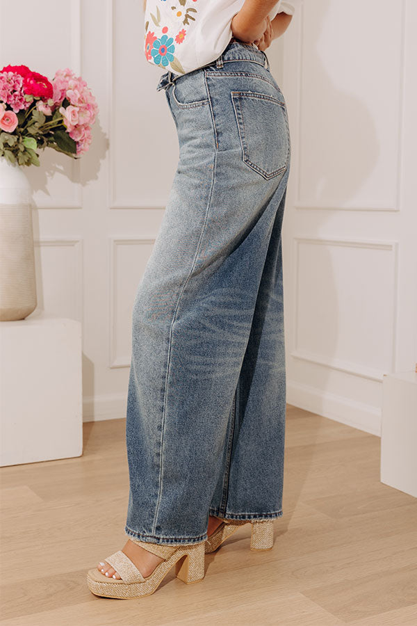 The Tate Midrise Relaxed Barrel Leg Jean Image - 4