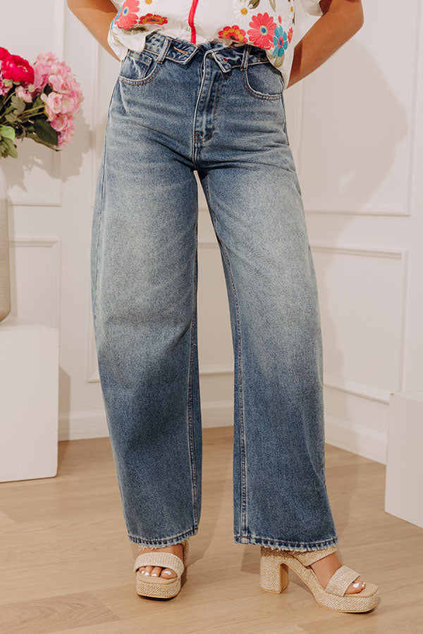 The Tate Midrise Relaxed Barrel Leg Jean Image - 1