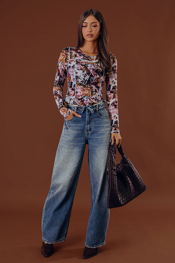 The Tate Midrise Relaxed Barrel Leg Jean