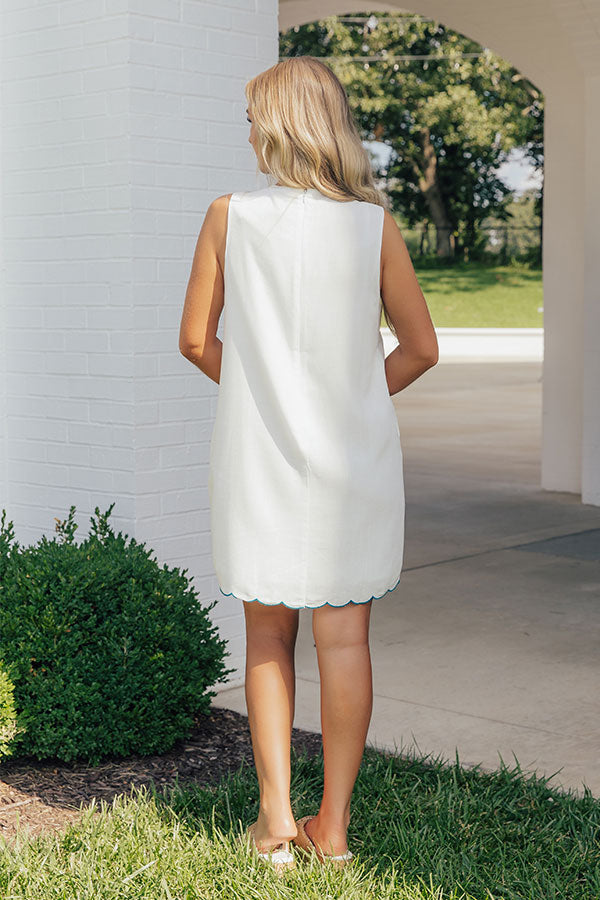 Botanical Beauty Embroidered Mini Dress Image - 3