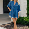 Downtown Nashville Denim Mini Dress Image - 1