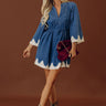 Downtown Nashville Denim Mini Dress Image - 1