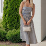 Nantucket Nights Stripe Midi Dress Image - 1