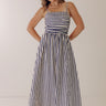 Nantucket Nights Stripe Midi Dress Image - 1