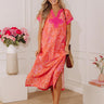 Sunset Society Paisley Caftan Midi Dress Image - 1