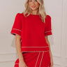 Park Day Chic Scuba Top Image - 1