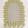 Charming Pose Scalloped Stripe Photo Frame Image - 1