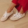 The Bally Faux Suede Ribbon Laced Sneaker Image - 1