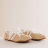 The Bally Faux Suede Ribbon Laced Sneaker Image - 1