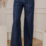 RISEN Calla Midrise Stripe Wide Leg Jean Image - 1