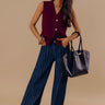 RISEN Calla Midrise Stripe Wide Leg Jean Image - 1