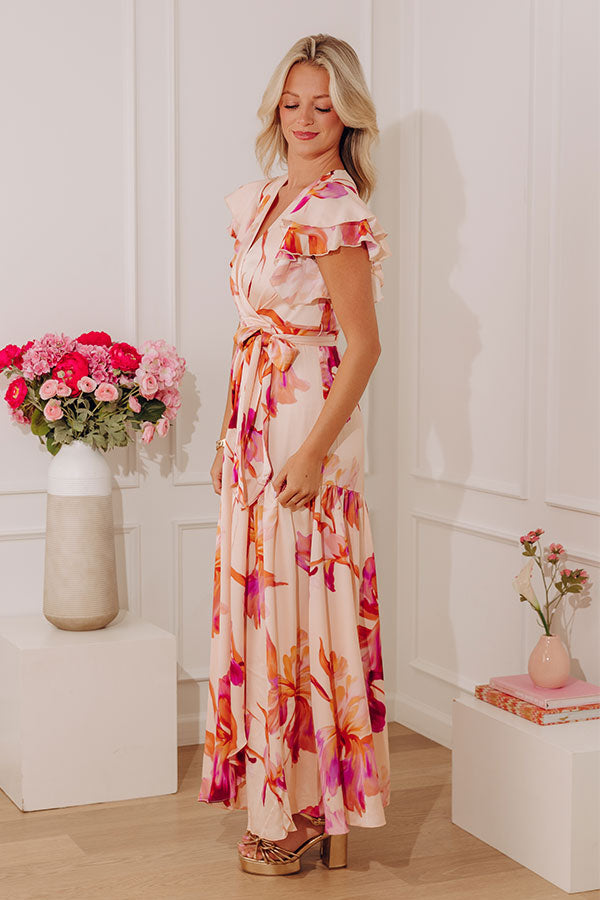 everlasting romance blush floral maxi dress Baltic Born Womens Macey Maxi Dress | Blush Floral