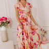 Endless Romance Stain Floral Wrap Maxi Dress Image - 1