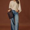 MICA Dakota High Waist 2-Tone Wide Leg Jean Image - 1