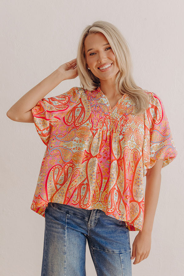 Happy Feelings Floral Top