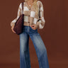 The Briar Midrise Tummy Control Wide Leg Jean Image - 1