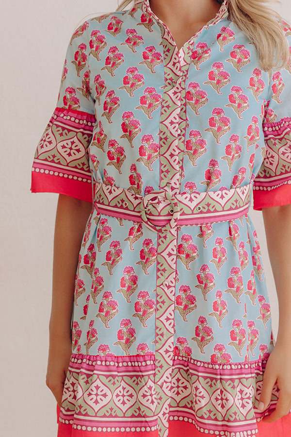 Sunkissed Stroll Floral Mini Dress Image - 2