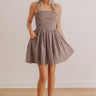 French Cottage Gingham Mini Dress Image - 1