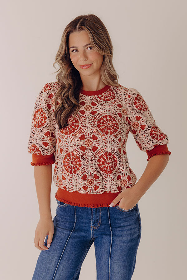 Sweet Briar Embroidered Top Image - 1