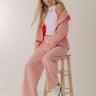 Seaside Charm Midrise Stripe Pants in Tangerine Image - 1