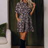 Embroidered Elegance Floral Mini Dress Image - 1