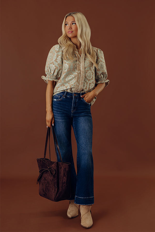 Cherished Moments Velvet Jacquard Top Image - 1