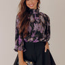Midnight Romance Floral Top Image - 1