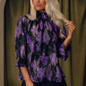Midnight Romance Floral Top Image - 1