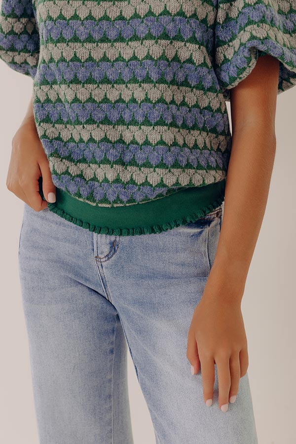 Coffee Shop Chic Knit Top Image - 4