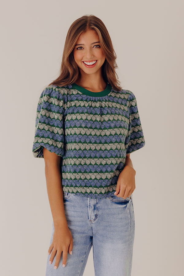 Coffee Shop Chic Knit Top Image - 1