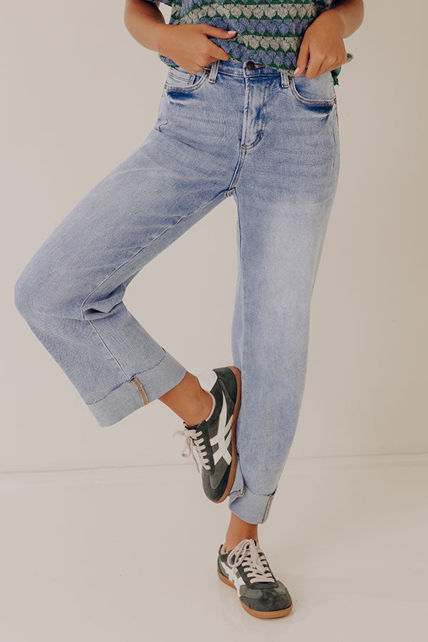 The Evelyn High Waist Tummy Control Straight Leg Jean Image - 2