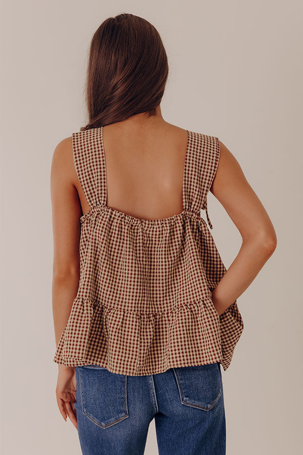 Country Charm Gingham Top Image - 5