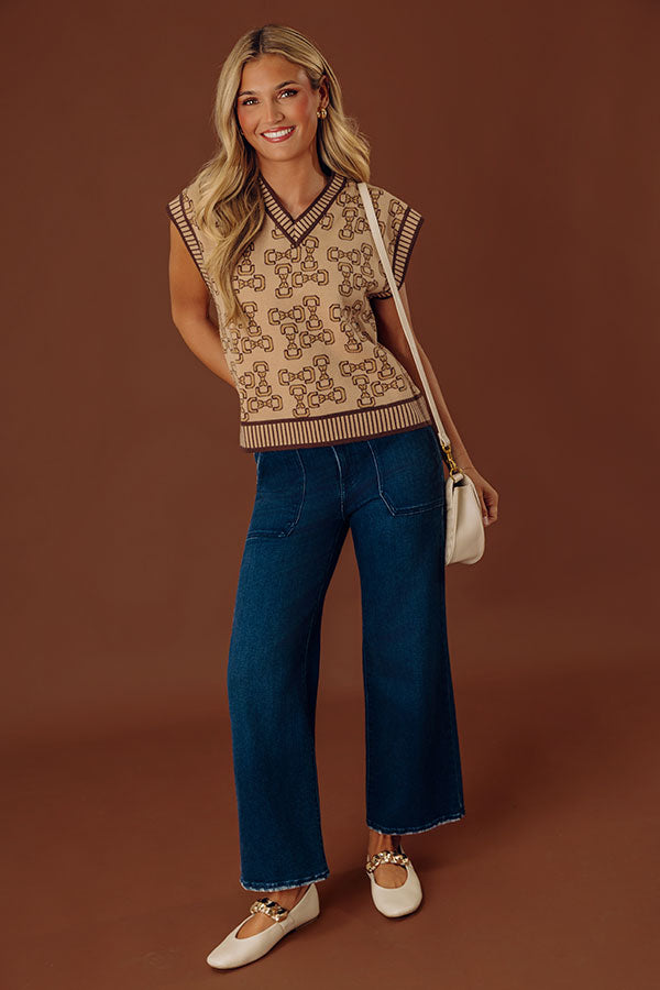 Sunday Society Knit Vest Top Image - 2