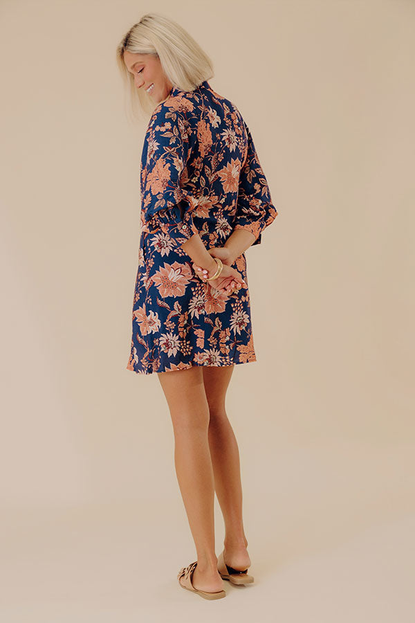 Full Of Grace Floral Mini Dress Image - 4