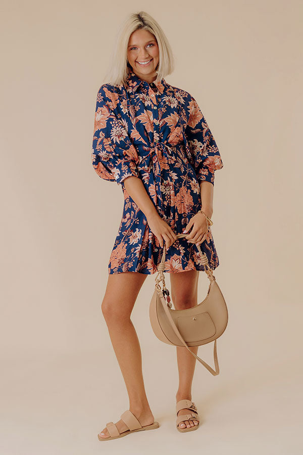 Full Of Grace Floral Mini Dress Image - 1