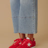 Tamara Faux Suede Sneaker in Red Image - 1