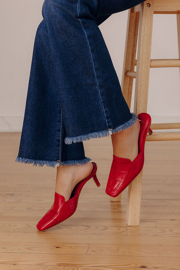 The Davey Faux Leather Mules